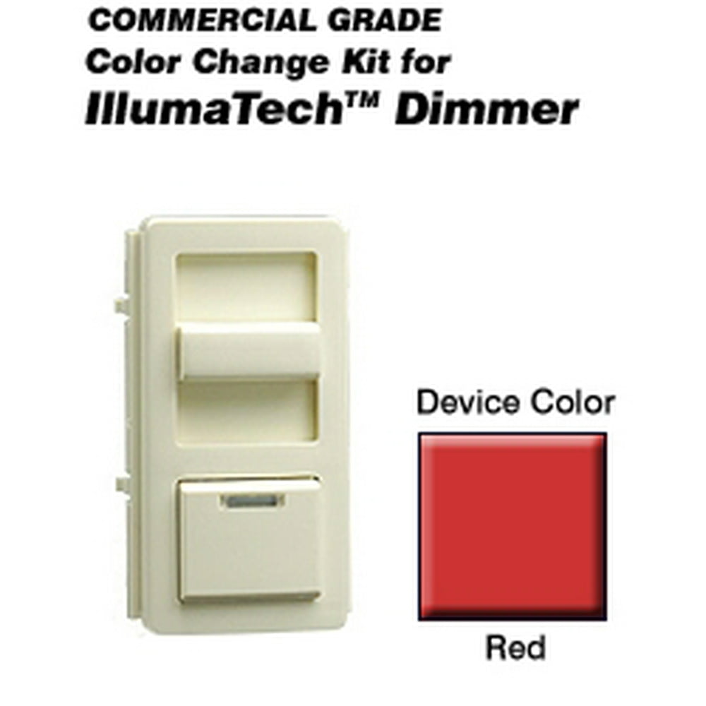 Leviton IPKITR Color Change Kit IllumaTech Decora Style Dimmer Red