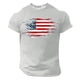 thumbnail image 4 of Camisetas de Manga Larga para Hombres Moda Casual Impresión Sólida Cuello Redondo Camisetas, Camisetas de Algodón de Poliéster Blusa, 4 of 5