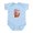 Sky Blue, variant on CafePress - Bunny Rabbit In An Easter Basket Body Suit - Baby Light Bodysuit, Size Newborn - 24 Months
