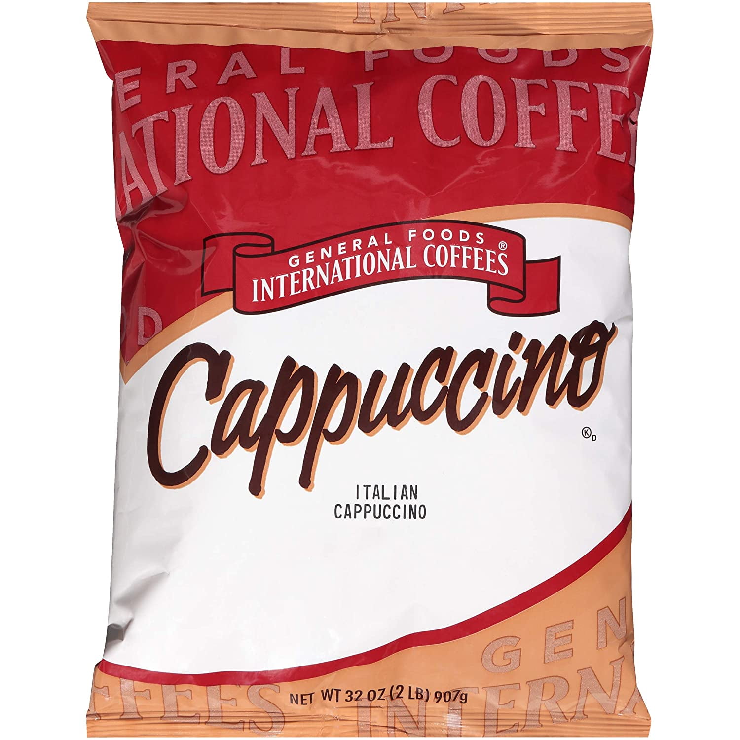 General Foods Italian Cappuccino Instant Coffee Mix (2lb Bags, Pack of