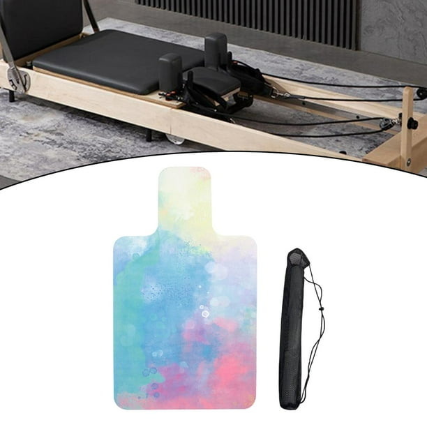 Pilates Mat para reformador Fitness Gym grueso que absorbe la cubierta liviana Vistoso