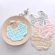thumbnail image 4 of 4-pack Soft and Absorbent Baby Drool Bibs, Unisex, 8 Layers, 4 of 5