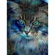 thumbnail image 2 of Cuadros Decorativos 5D bricolaje taladro cuadrado completo diamante pintura gato Kit decoración del hogar artesanía (ZQF9185) Tmvgtek embutido en tela, 2 of 8