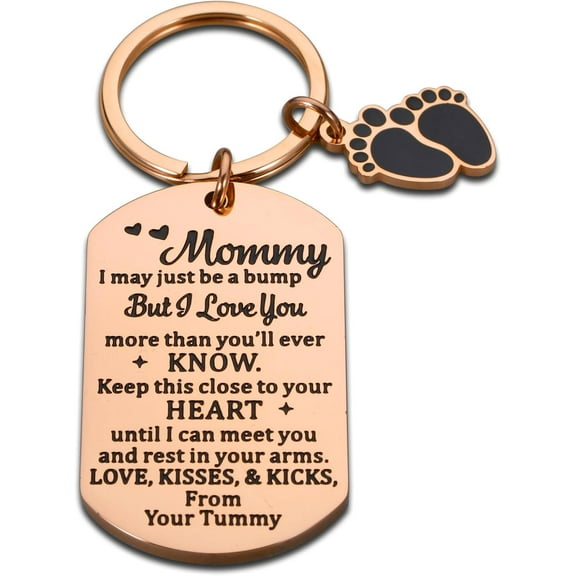 New Mom Gifts Mom to Be Gift Mommy to Be Keychain for Women Expecting Mother Christmas Pregnant Wife Gift