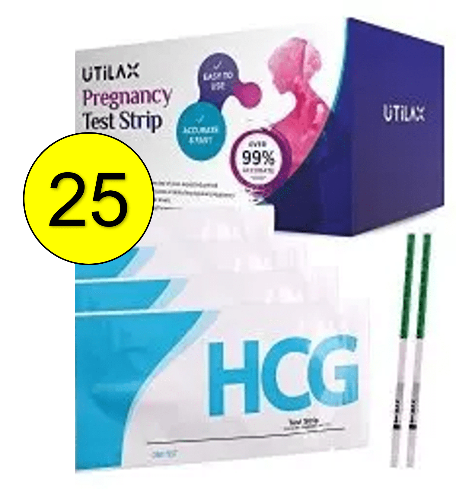 Utilax Pregnancy Test Strips 25ct