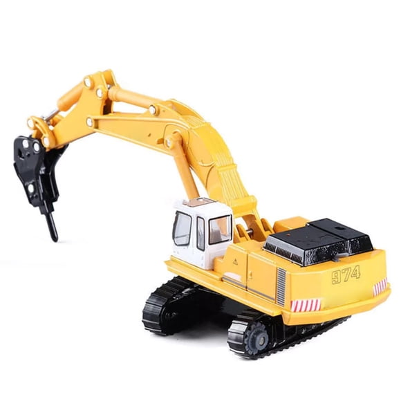 JIAHAOO Compact and Elegant Tracked Machine Construction Equipment Vehicle Model 1:87 Scale for Any Collection or Decorative Setting