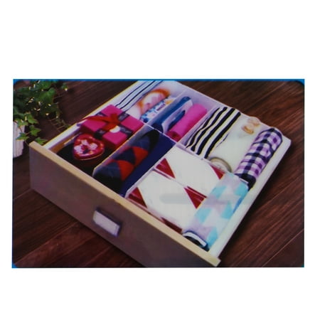 Unique Bargains Plastic Diy Grid Drawer Divider Household