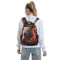 thumbnail image 5 of Yiaed Cute Maple Leaf Koala Print Lightweight Backpack Travel Backpacks Hiking Daypack for Women Men, 5 of 5