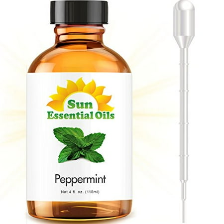 Peppermint (Large 4oz) Best Essential Oil (Best Oils For Migraines)