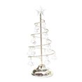 thumbnail image 1 of FLhrweasw Lámparas Navidad Cristal en Espiral Hadas Noche LED (Silver S), 1 of 8