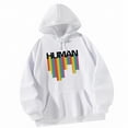 thumbnail image 1 of Sudadera con capucha causal femenina Letra clásica Impreso Ropa deportiva Sudadera con capucha de manga larga de moda M, 1 of 8