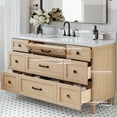 thumbnail image 2 of Ariel B60-BC-WHT Monroe 60" Single Free Standing Vanity Cabinet Only - White, 2 of 7