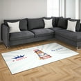 thumbnail image 3 of Happy 4th of July Patriotic Shetland Sheepdog Marching Band Uniform Balloons Fireworks Indoor Rug Sheltie Dog Lover Gifts Carpet Living Bed Room Sofa Home Decor - 13009, 3 of 5