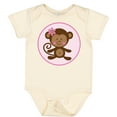 thumbnail image 3 of Inktastic Monkey Girl Girls Baby Bodysuit, 3 of 5