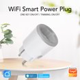 thumbnail image 1 of Enchufe Inteligente El enchufe con./desc. de la UE elegante de WiFi con el control de energía 16A funciona con el hogar de Alexa Google, 1 of 7