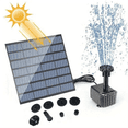 thumbnail image 4 of Fuente solar para estanque, baño de pájaros al aire libre, fuente flotante de energía solar para jardín (rosa), 4 of 5