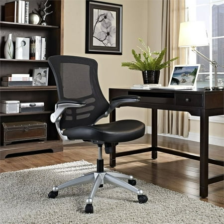 Modway Attainment Office Chair with Leatherette Seat, Multiple Colors