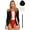 Black, variant on iiniim Women's Ringmaster Costume Circus Ring Leader Outfit Master Lion Tamer with Hat and Gloves Magic Wand Set Red L