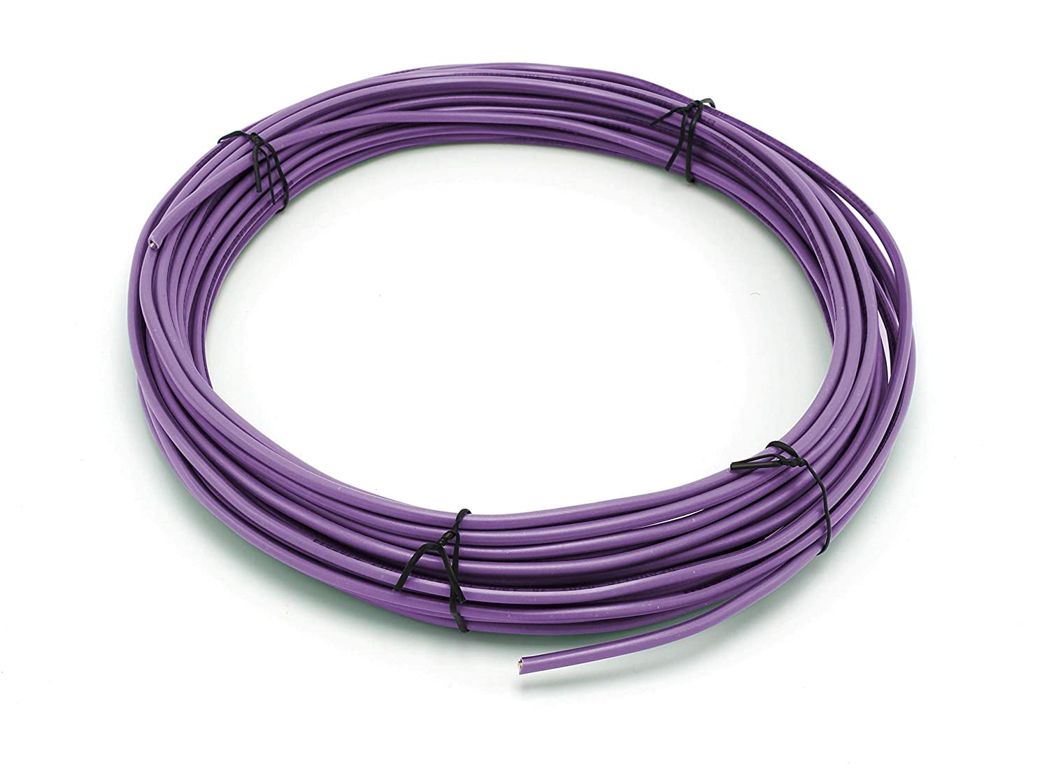 12 GAUGE WIRE ENNIS ELECTRONICS 25 FT PURPLE PRIMARY STRANDED AWG COPPER CLAD 