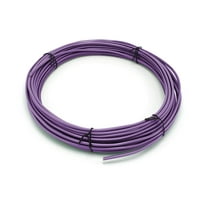 10 Feet (3 Meter) - Insulated Solid Copper THHN / THWN Wire - 12 AWG, Wire is Made in the USA, Residential, Commerical, Industrial, Grounding, Electrical rated for 600 Volts - In Purple