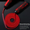 thumbnail image 4 of Bold Skipping Rope Anti-tangle Comfortable Grip Sturdy Thickened Anti-wear Exercise ABS Jump Rope with Load Bearing Block Competition Supply, 4 of 7