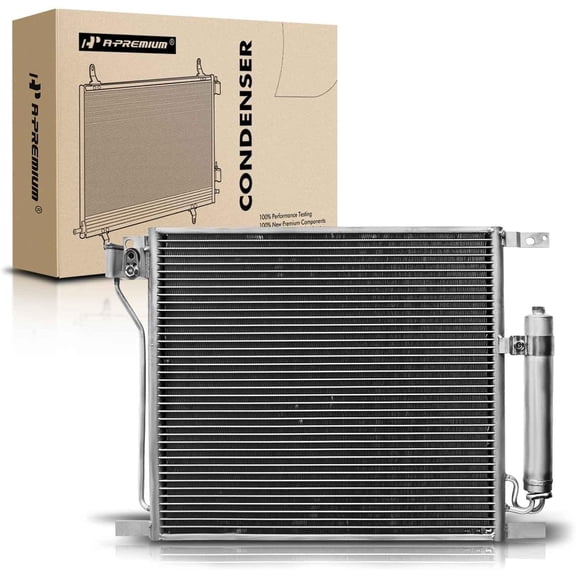 A-Premium Air Conditioning A/C Condenser Compatible with Nissan Sentra 2017-2020 L4 1.6L, Replace# 30096, 921003SP0A
