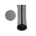 thumbnail image 6 of BLISSFUL STEP Women's Ankle Boots Pointed Toe Stiletto Heels Houndstooth Plaid Zip-Up Boots Black Houndstooth 7, 6 of 7