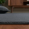 thumbnail image 5 of SAFAVIEH Loft Kalya Solid Machine Washable Area Rug, Dark Gray, 3' x 5', 5 of 8
