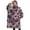 Purple and Pink, variant on Oversized Wearable Blanket Hoodie,Pink Leopard Pattern Sherpa Blanket Hoodie with Super Pockets,Super Warm Fuzzy Pullover for Women & Men