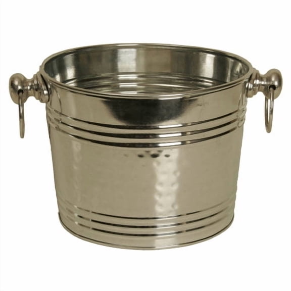 Wald Imports 3635 9 in. Polished Silver Beverage Oval Bucket