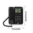 thumbnail image 3 of Landlines Corded Phone With Memory Call Adjustable Brightness and Extra Large Button for Easy Operations, 3 of 8