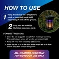 thumbnail image 3 of PIC Decorative Flickering Flame Bug Zapper - 2 Acre Weatherproof LED Light, 3 of 13