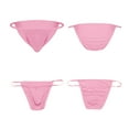 thumbnail image 2 of Bigersell Leakproof Underwear for Women Clearance Ladies Underwear Panties Boyshort Thongs Panty Style P-1192 Cotton Plus Size Panties G String Thong Briefs Mid Waist Women Cheeky Panties Pink L, 2 of 3