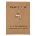thumbnail image 3 of 26 Letters T Heart Shape Pendant Necklace clavicular chain Rhinestone Rose Golden Clavicular Chain Jewelry Couple Gift, 3 of 8