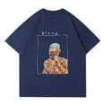 thumbnail image 1 of Camisetas de Frank para hombre y mujer, camisa informal de algodón 100%, ropa de música Pop, rubia, o-ocean, Hip Hop, de gran tamaño, 1 of 4
