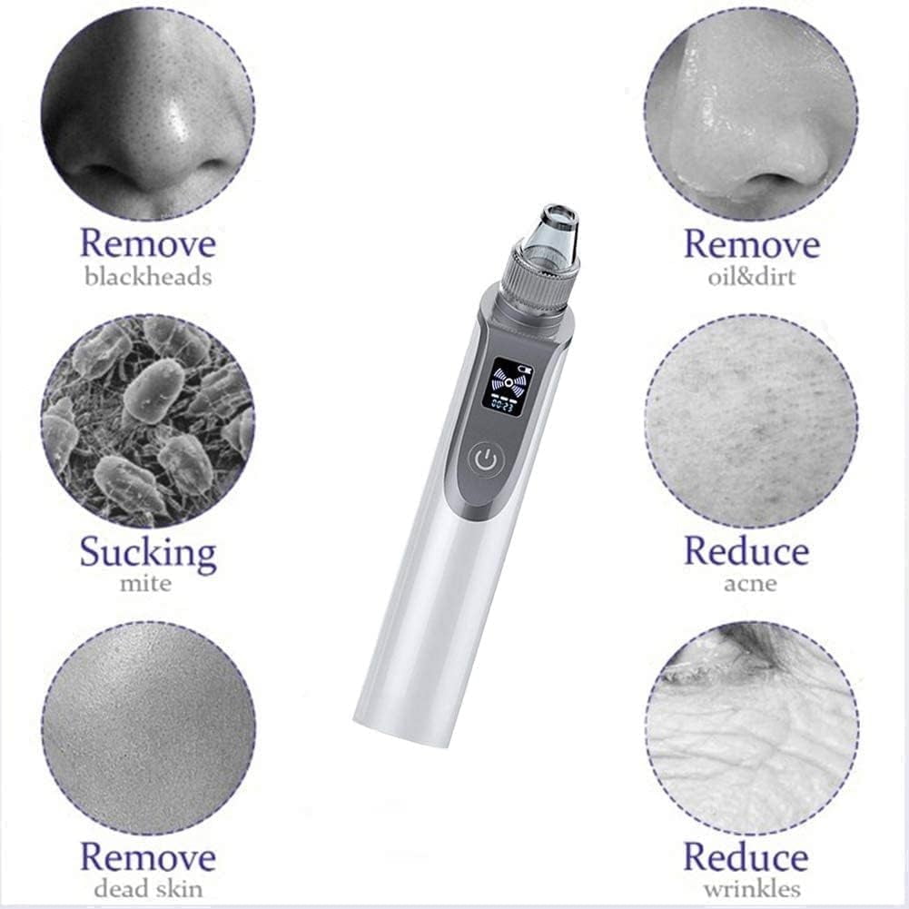 Deep Cleaning Pore Suctioning System Blackhead Remover Vacuum | Blemish & Blackhead Removal Tool | Pampering Home Facial Treatment