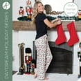 thumbnail image 6 of Hello Mello Holiday Lounge Soft Pants Pajama Bottoms, The Night Before X-Large/XX-Large (Women's), 6 of 9