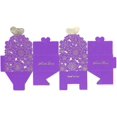 thumbnail image 2 of 30 cajas de dulces huecas con forma de mariposa y flores, Cajas de Regalo con mariposas, decoración para fiestas, recuerdos de boda (púrpura,), 2 of 5