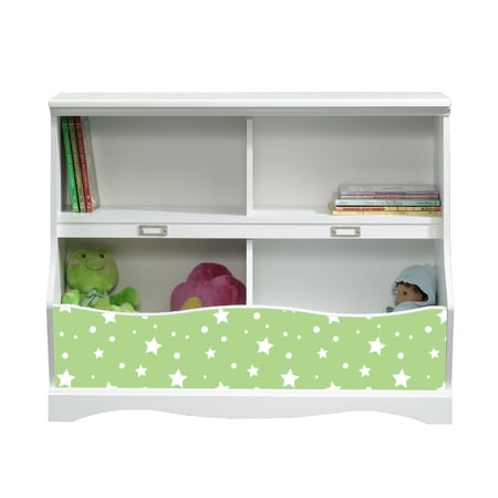 Lifesong Milestones Modern Bookcase Footboard For Kids - (Stars Green 414436 pogo)