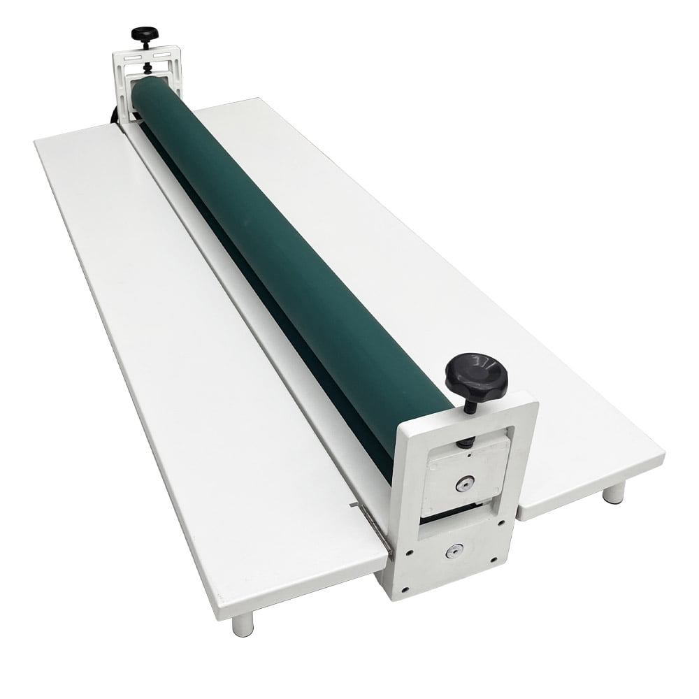 Techtongda 51in Manual Cold Roll Laminator Machine Cold Mounting Machine with Foldable Working Table