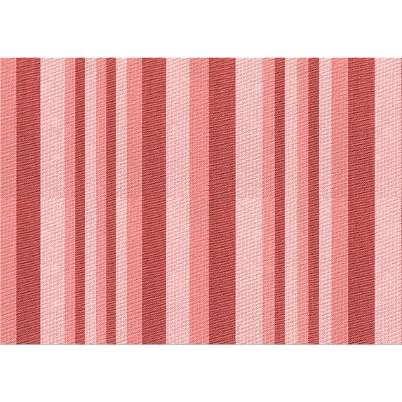 Ahgly Company Indoor Rectangle Patterned Pastel Pink Area Rugs, 3' x 5'