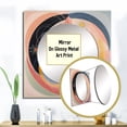 thumbnail image 3 of Designart "Universal Flourishing Pastel Accordance" Abstract Spirals Square Mirror For Wall Decor - Large Gold Square Mirror Printed Wall Decor - Transitional Square Living Room Mirror, 3 of 5