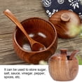 thumbnail image 6 of LeafyLuxe Household Seasoning Jar With Spoon Lid Wooden Salt Container, In Family Kitchen Dining Room, Seasoning Jar, Salt Box Nordic Minimalist , Suitable For Decorating Any Family Kitchen, 6 of 7