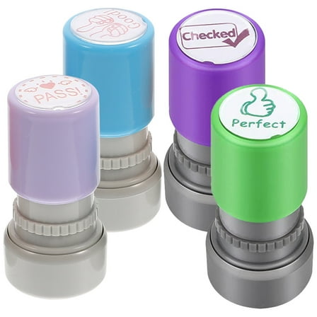 unbranded  4 Pcs Encourage Cartoon Chapter Educational Stampers Child Primary School