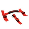 Red Car Roll Bar Grab Handle Roof Handrail with Buckle for Jeep Wrangler