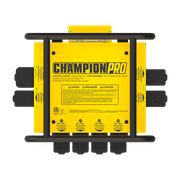 Champion Power Equipment Yellow 19.10 x 15.90 x 10.00, Steel Portable Electrical Distribution Box