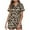 Brown, variant on ibuvkizy Womens Pajama Sets,Silk Pajamas for Women Summer Womens Loungewear,Ladies Comfortable Print Short Sleeve Shirt Shorts Pajamas Home Clothes Suit,Women's Fashion Gifts