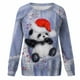 thumbnail image 4 of Sudaderas de Cuello Redondo de Navidad Para Mujer Suéter Con Estampado de Navidad Blusa Suelta Tops Sin Capucha Odeerbi  ODB203034, 4 of 7