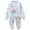 A84-White, variant on Hessimy Toddler Boys Girls Spring Summer Soft Fabric 2Pcs Long Sleeve Soft Sleepwear Pajamas Tops Pants, Toddler Soft Fabric Pjs, 3M-12Y(Blue,3-4 Years)