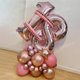 thumbnail image 4 of 32 globos de látex metálicos para decoración de cumpleaños de adultos, globos de aluminio con números de oro rosa, suministros para fiestas de cumpleaños de 18, 21, 30, 40, 50 y 60 años, 4 of 5